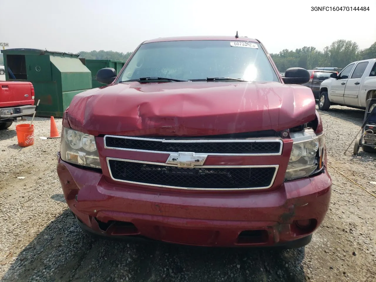 2007 Chevrolet Suburban C1500 VIN: 3GNFC16047G144484 Lot: 60733803