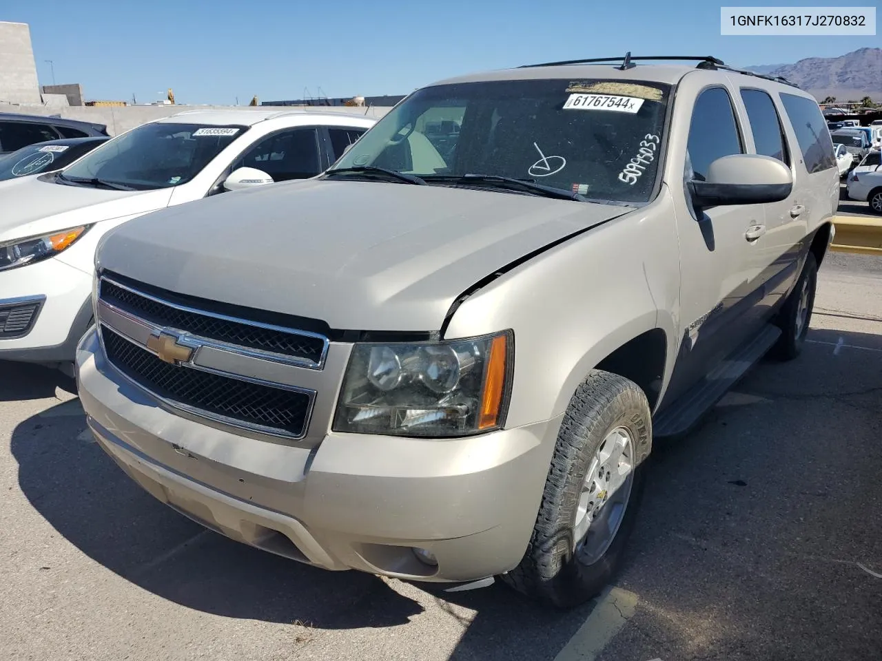 2007 Chevrolet Suburban K1500 VIN: 1GNFK16317J270832 Lot: 61767544