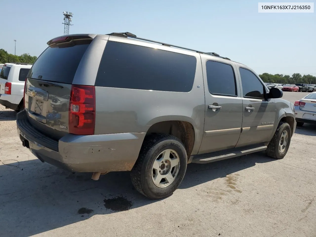 2007 Chevrolet Suburban K1500 VIN: 1GNFK163X7J216350 Lot: 63125014