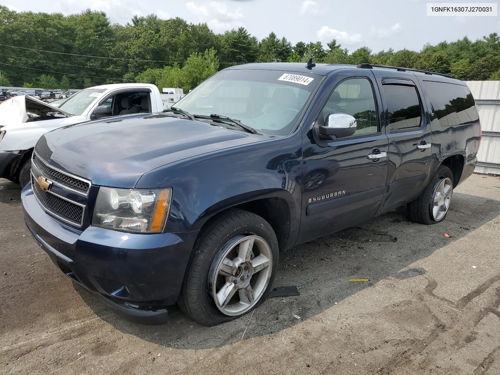 2007 Chevrolet Suburban K1500 VIN: 1GNFK16307J270031 Lot: 67089014