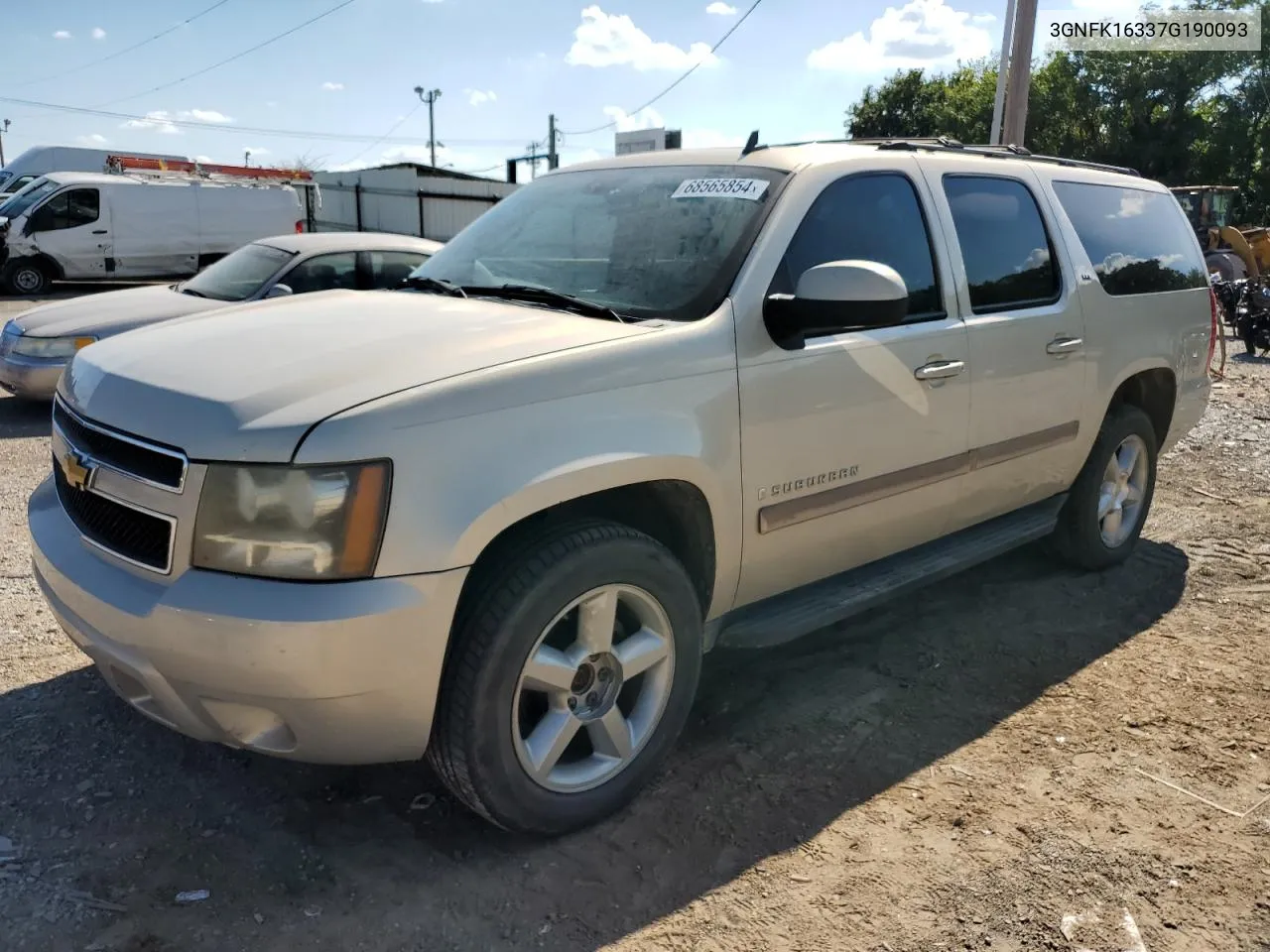 2007 Chevrolet Suburban K1500 VIN: 3GNFK16337G190093 Lot: 68565854