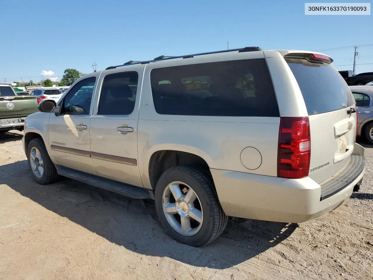 2007 Chevrolet Suburban K1500 VIN: 3GNFK16337G190093 Lot: 68565854