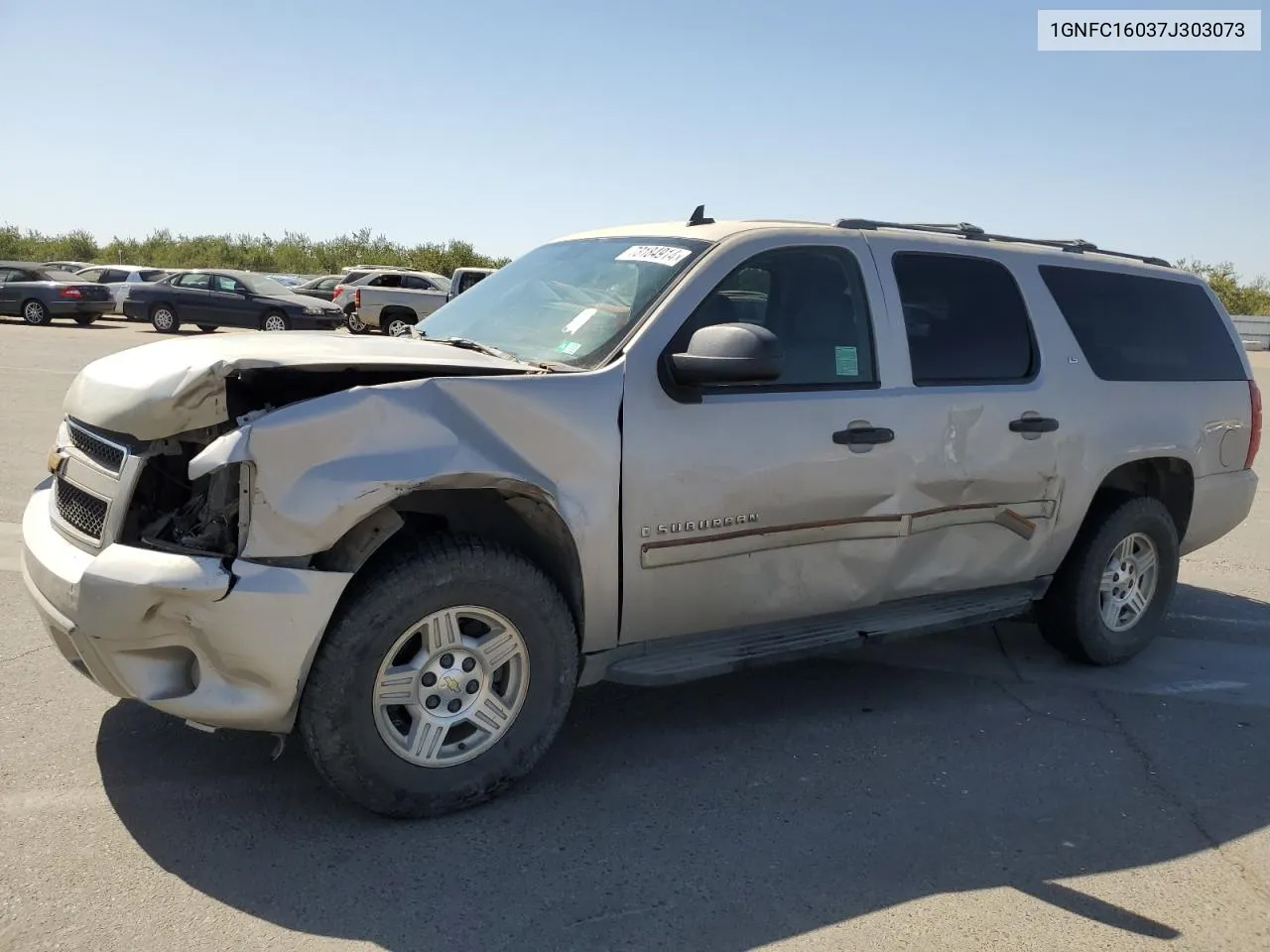 2007 Chevrolet Suburban C1500 VIN: 1GNFC16037J303073 Lot: 73184914