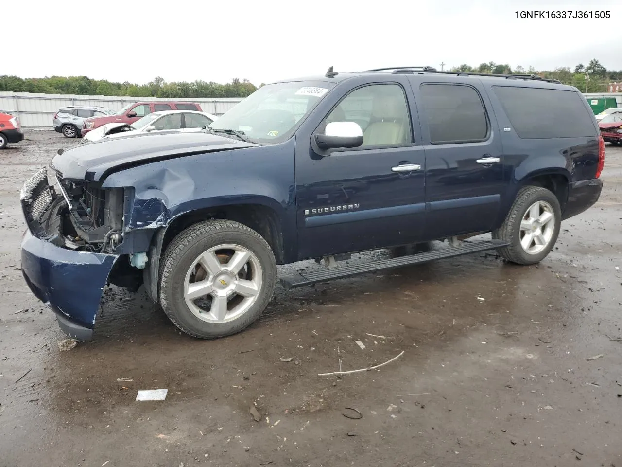 2007 Chevrolet Suburban K1500 VIN: 1GNFK16337J361505 Lot: 73345384