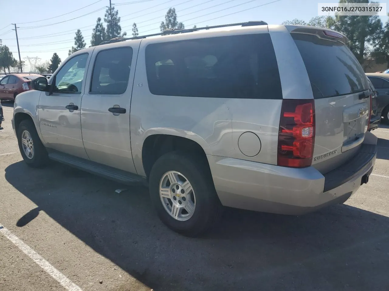 2007 Chevrolet Suburban C1500 VIN: 3GNFC16J27G315127 Lot: 73553534