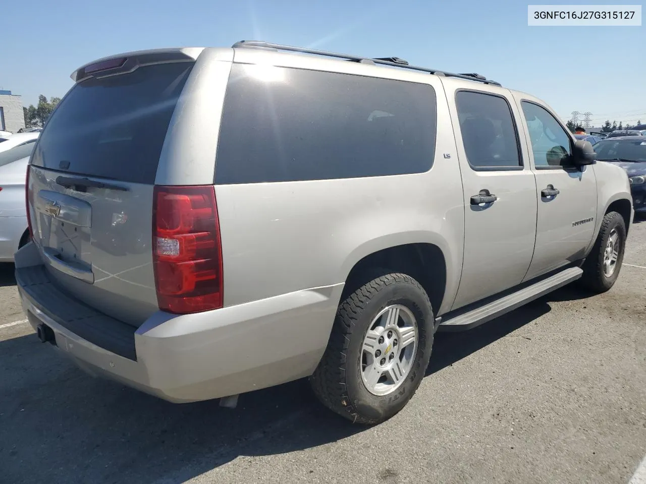 2007 Chevrolet Suburban C1500 VIN: 3GNFC16J27G315127 Lot: 73553534