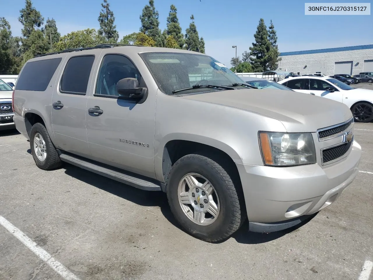 2007 Chevrolet Suburban C1500 VIN: 3GNFC16J27G315127 Lot: 73553534