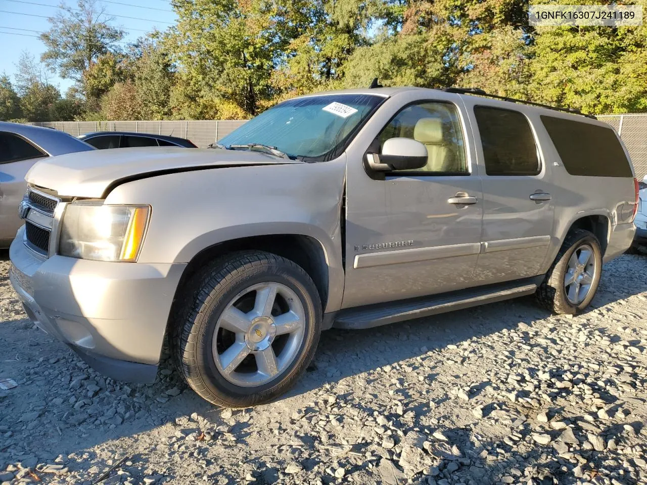 2007 Chevrolet Suburban K1500 VIN: 1GNFK16307J241189 Lot: 73986394