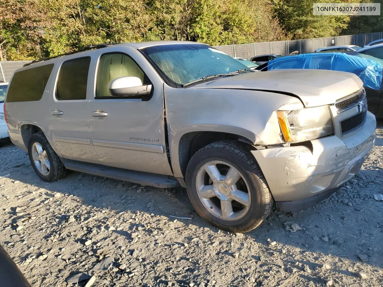 2007 Chevrolet Suburban K1500 VIN: 1GNFK16307J241189 Lot: 73986394