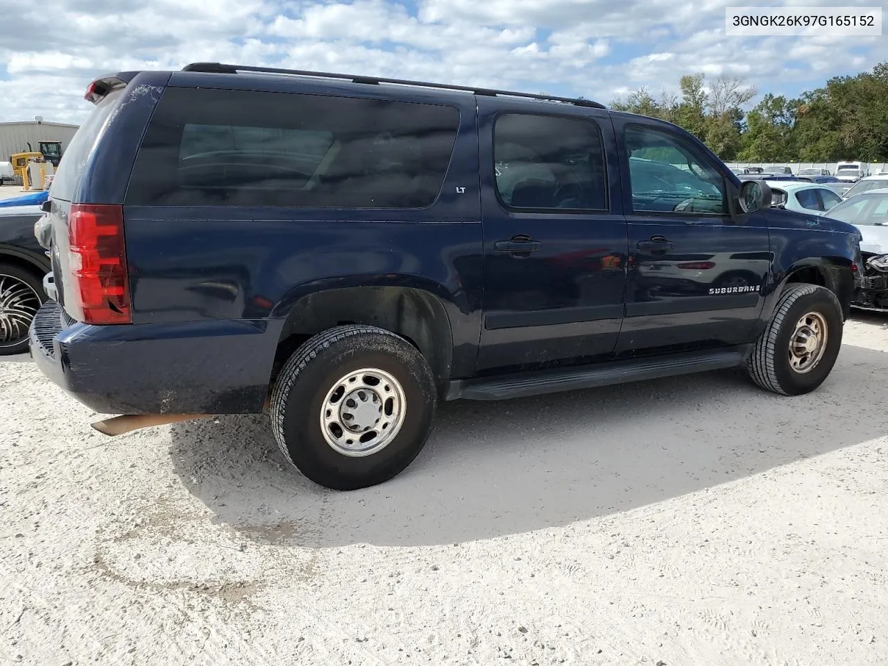 2007 Chevrolet Suburban K2500 VIN: 3GNGK26K97G165152 Lot: 74175354