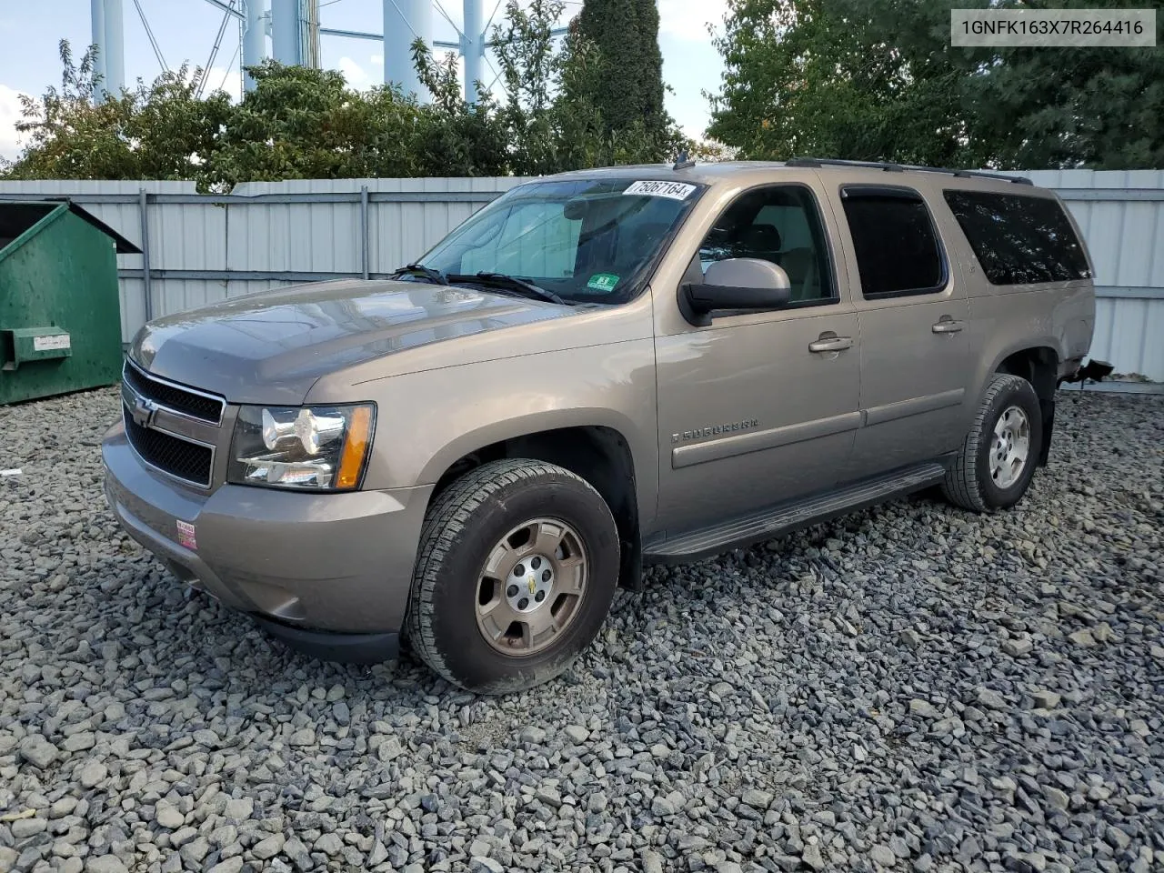 2007 Chevrolet Suburban K1500 VIN: 1GNFK163X7R264416 Lot: 75067164