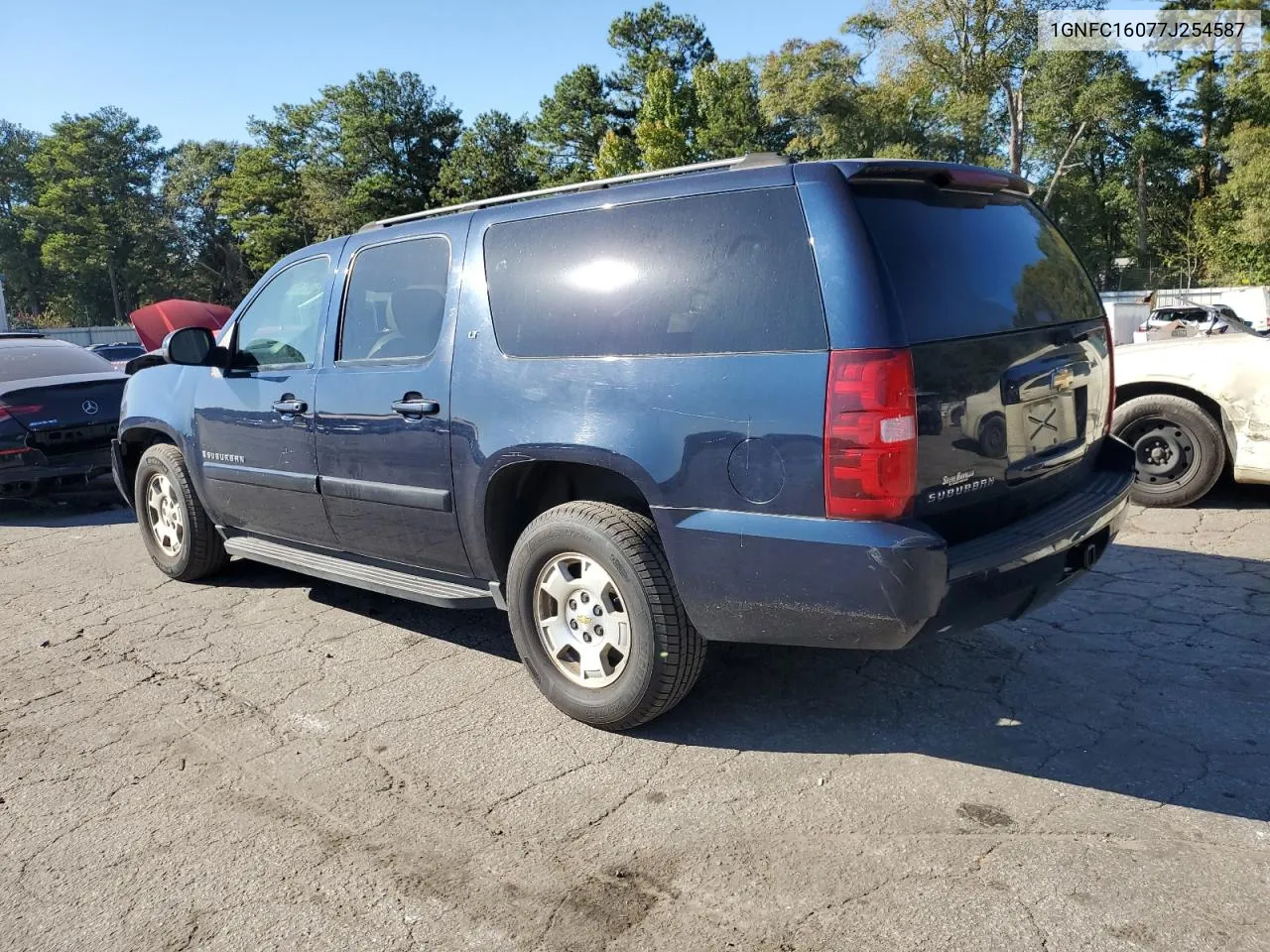 2007 Chevrolet Suburban C1500 VIN: 1GNFC16077J254587 Lot: 75157114