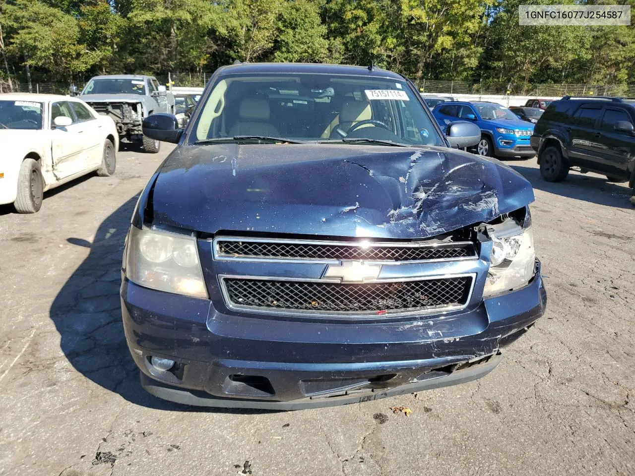 2007 Chevrolet Suburban C1500 VIN: 1GNFC16077J254587 Lot: 75157114