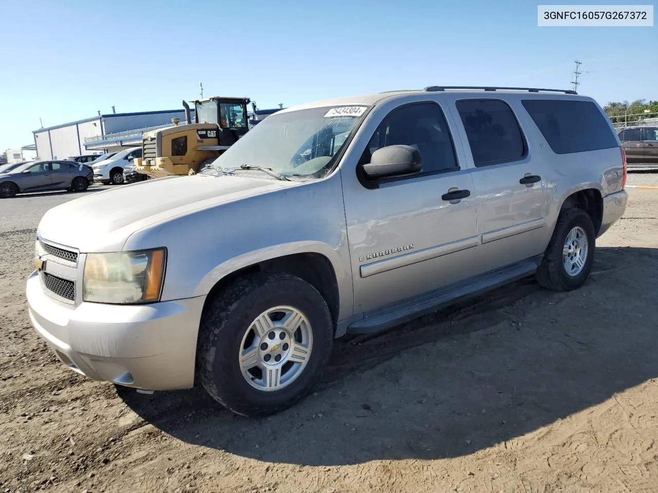 2007 Chevrolet Suburban C1500 VIN: 3GNFC16057G267372 Lot: 75434304