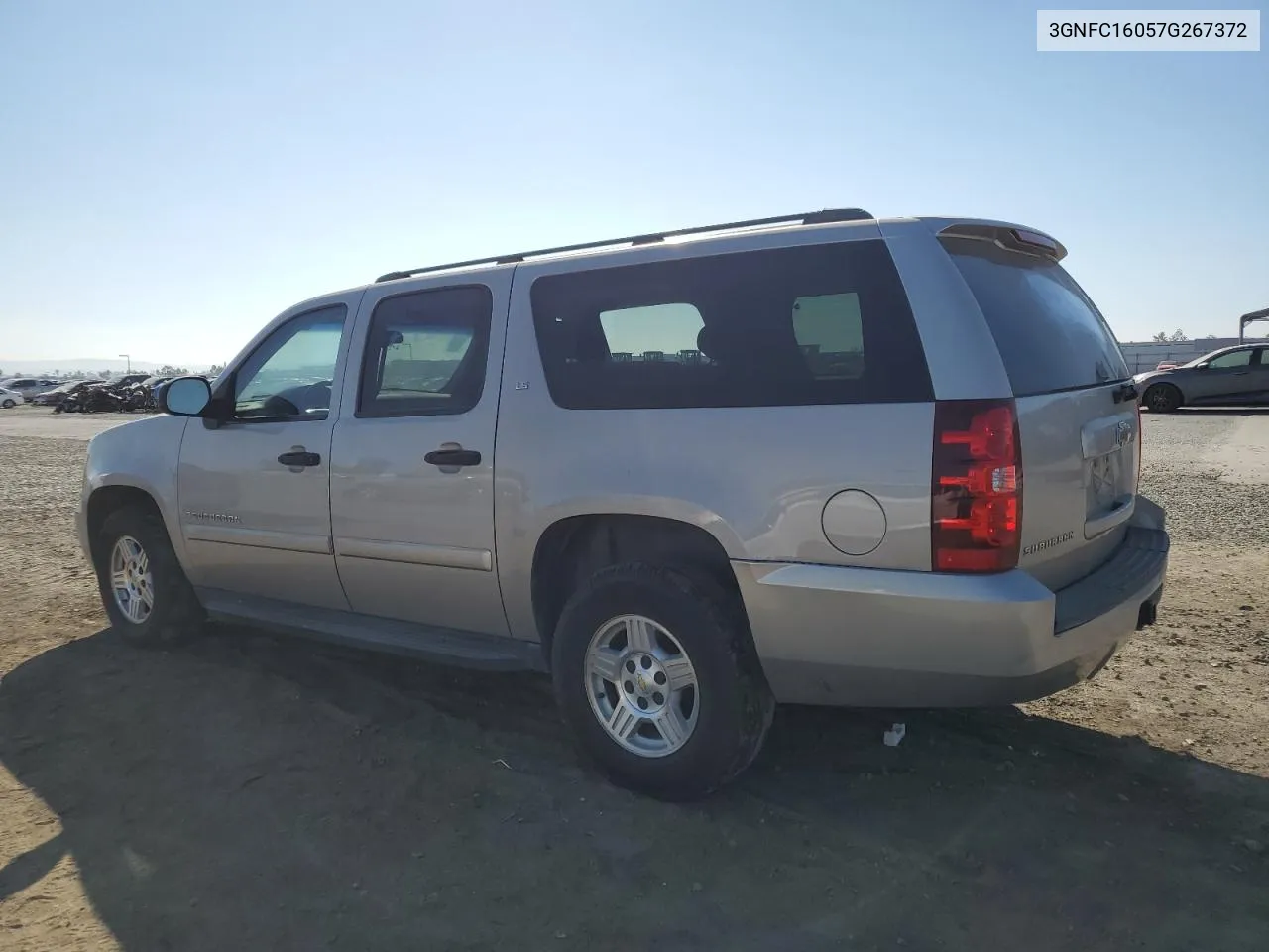 2007 Chevrolet Suburban C1500 VIN: 3GNFC16057G267372 Lot: 75434304