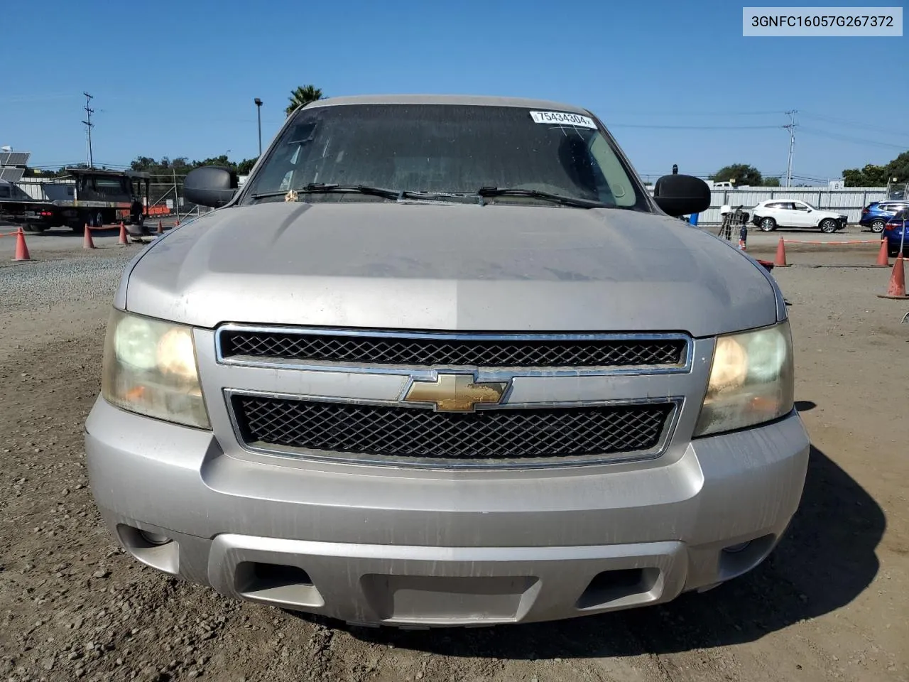 2007 Chevrolet Suburban C1500 VIN: 3GNFC16057G267372 Lot: 75434304