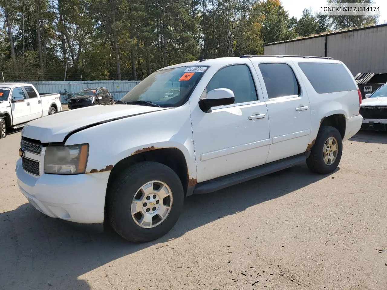 2007 Chevrolet Suburban K1500 VIN: 1GNFK16327J314174 Lot: 75510724