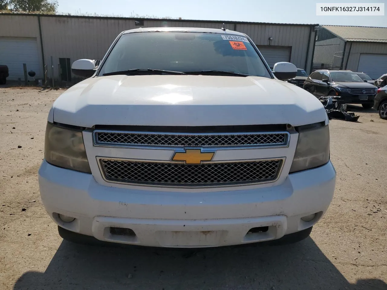 2007 Chevrolet Suburban K1500 VIN: 1GNFK16327J314174 Lot: 75510724