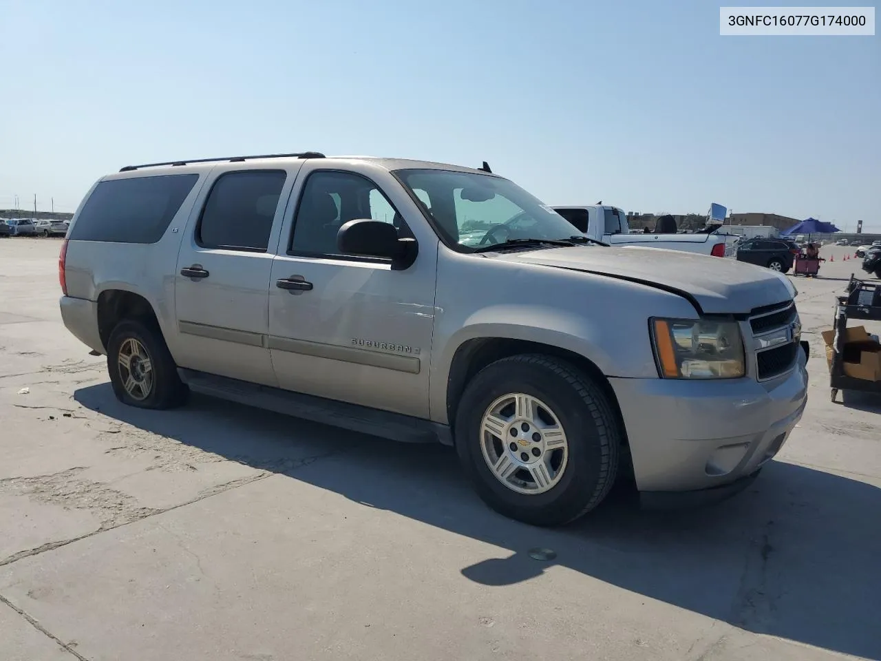 2007 Chevrolet Suburban C1500 VIN: 3GNFC16077G174000 Lot: 75544154