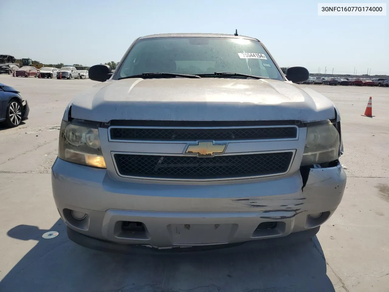 2007 Chevrolet Suburban C1500 VIN: 3GNFC16077G174000 Lot: 75544154