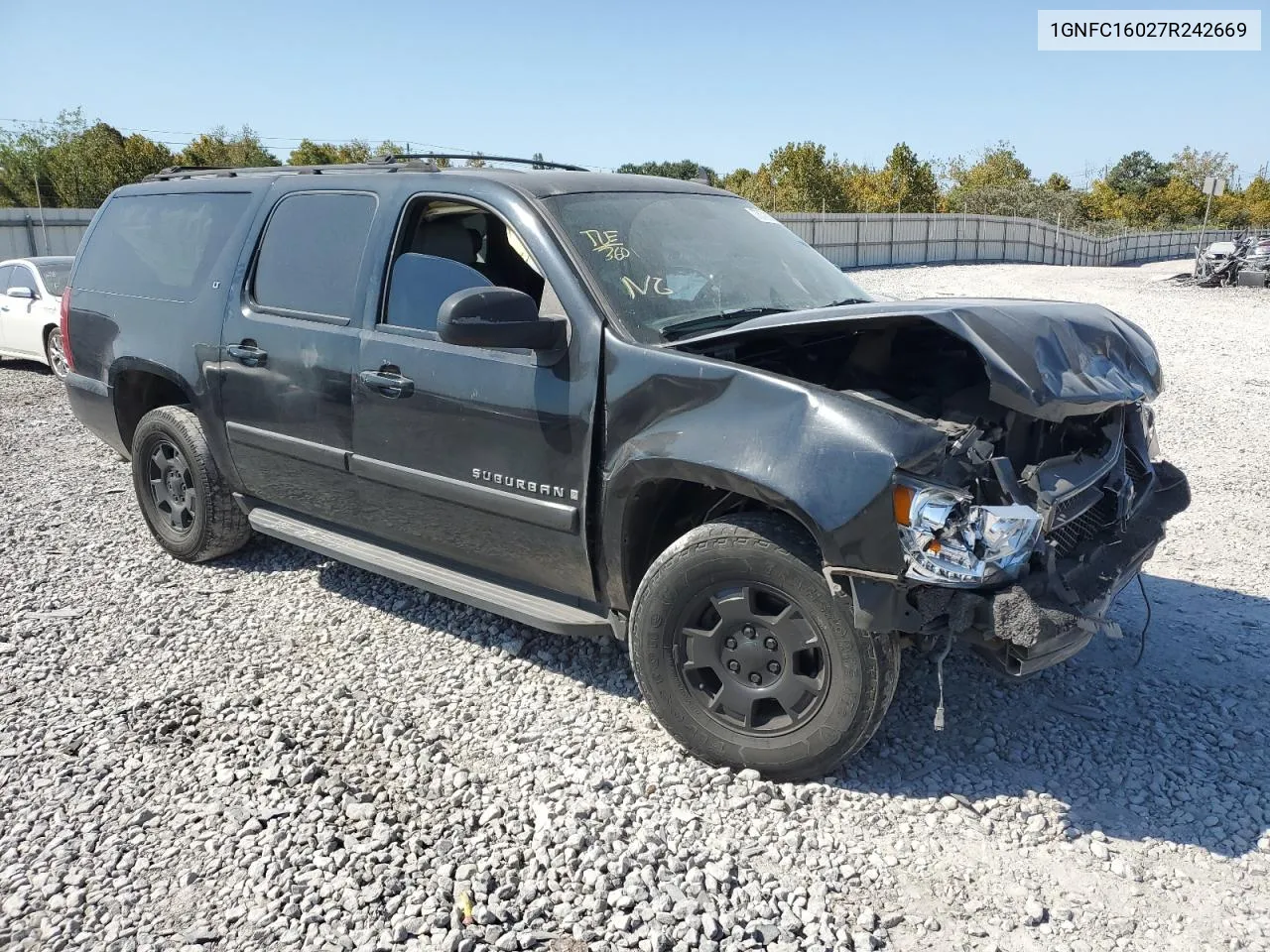 2007 Chevrolet Suburban C1500 VIN: 1GNFC16027R242669 Lot: 75720674