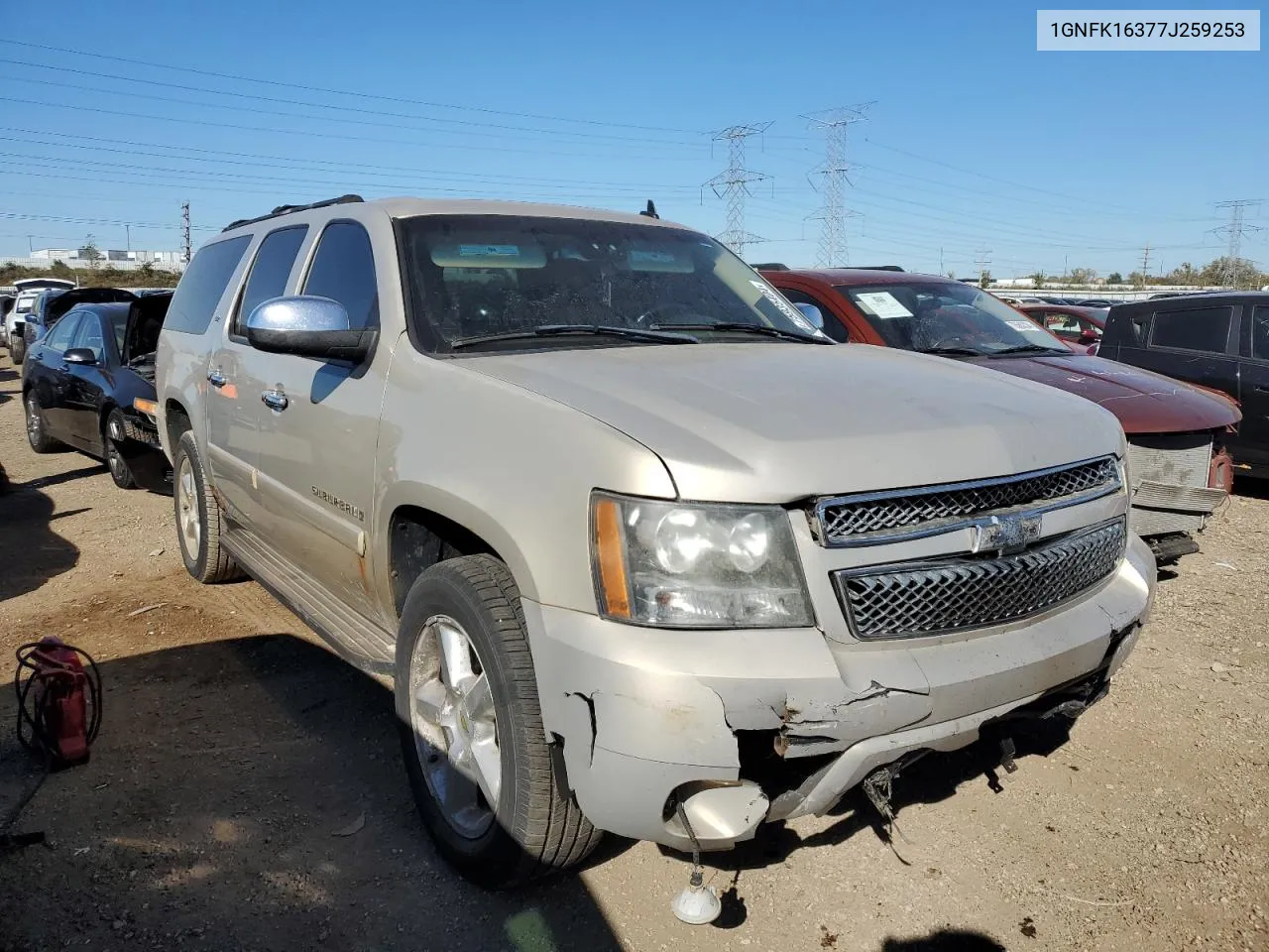 2007 Chevrolet Suburban K1500 VIN: 1GNFK16377J259253 Lot: 75935404