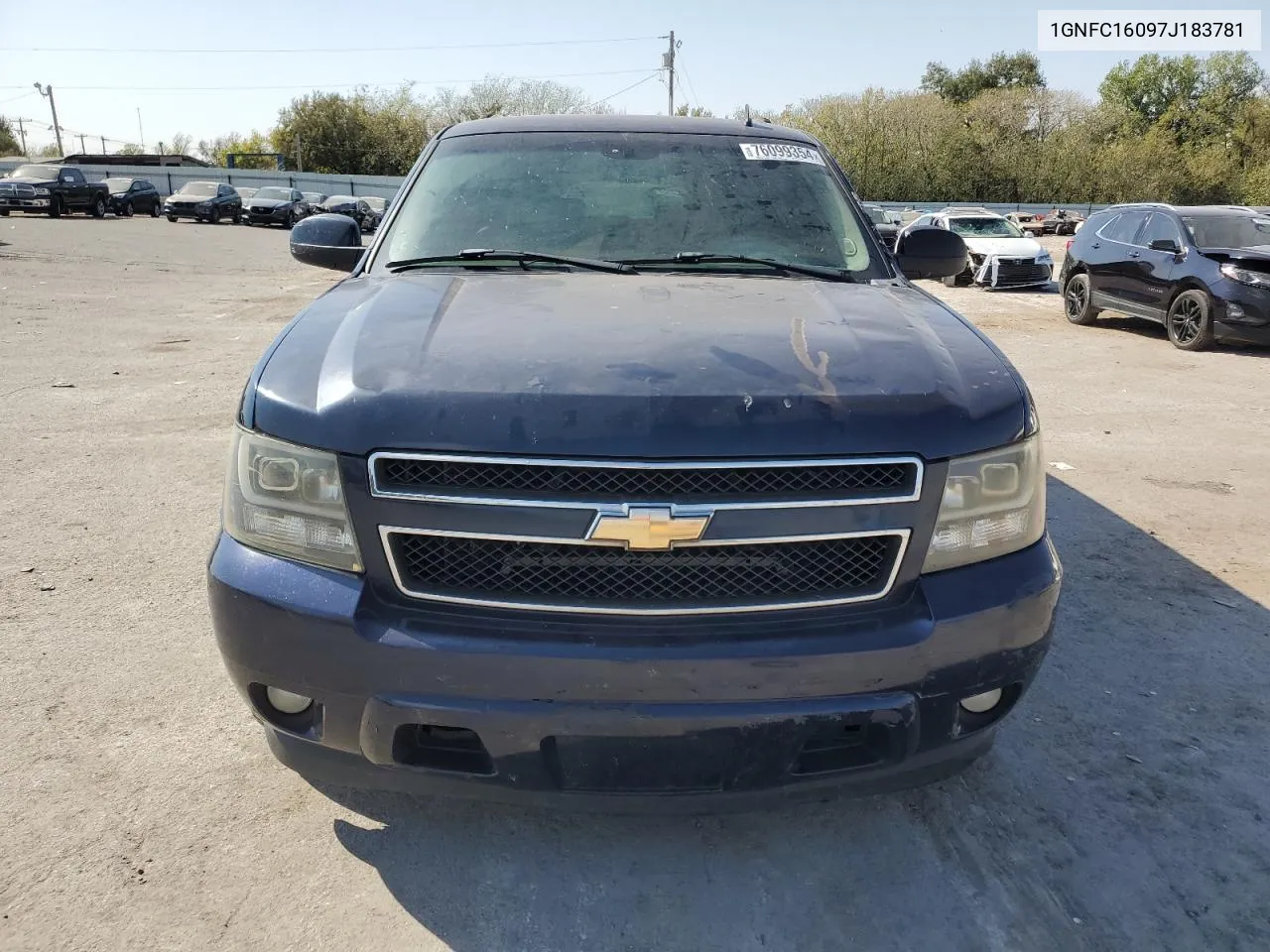 2007 Chevrolet Suburban C1500 VIN: 1GNFC16097J183781 Lot: 76099354