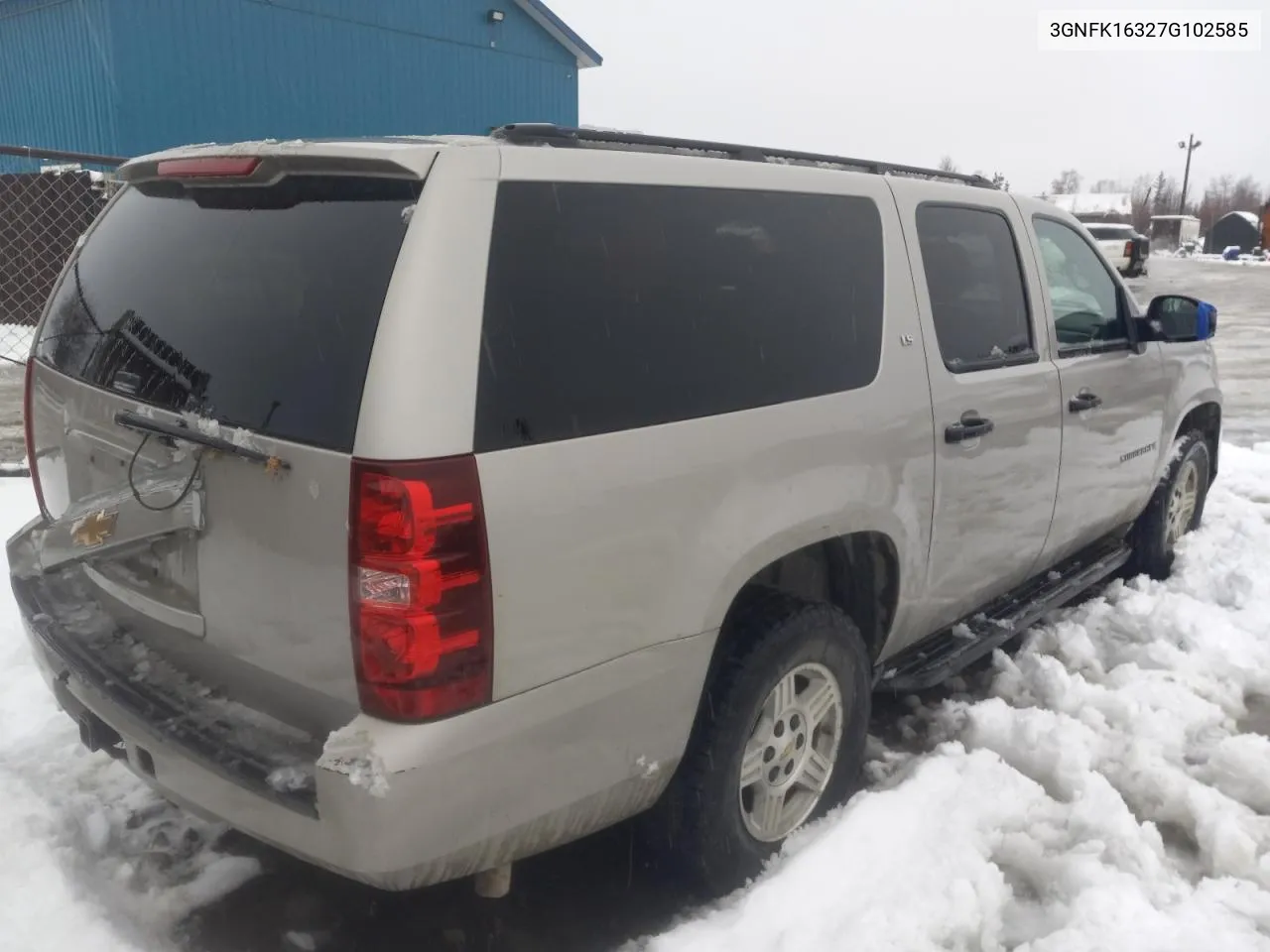 2007 Chevrolet Suburban K1500 VIN: 3GNFK16327G102585 Lot: 76376554