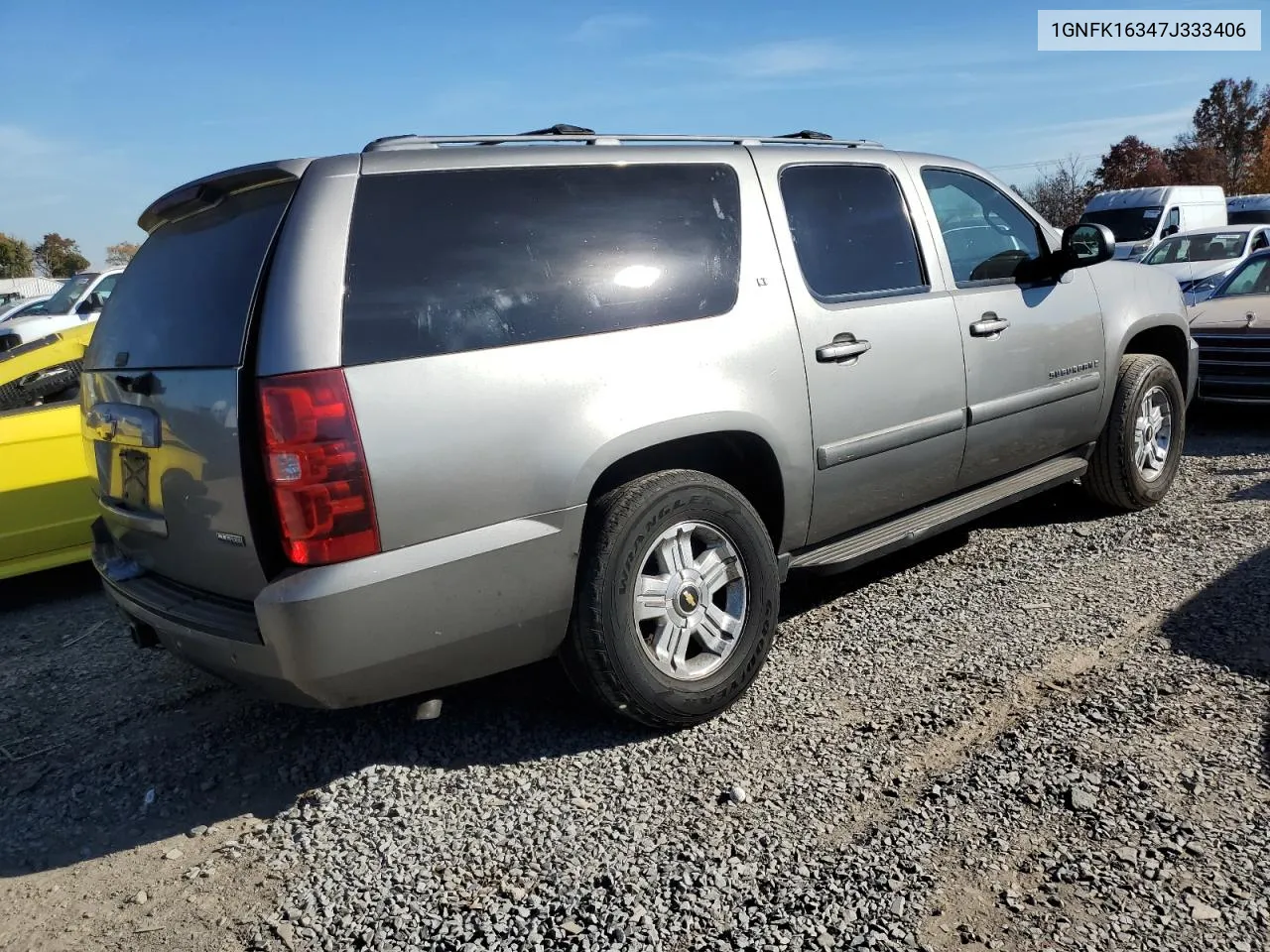 2007 Chevrolet Suburban K1500 VIN: 1GNFK16347J333406 Lot: 77768024