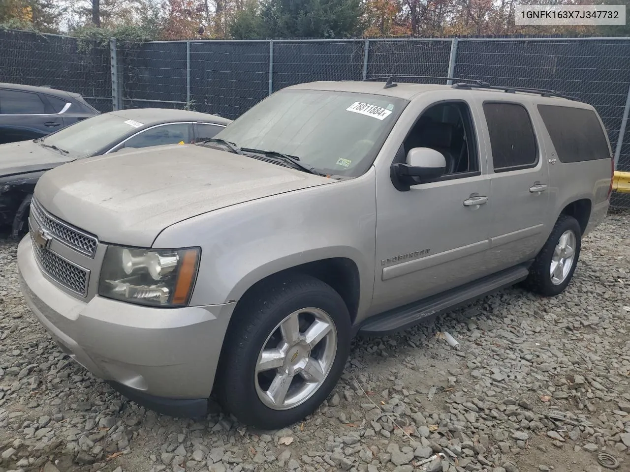 2007 Chevrolet Suburban K1500 VIN: 1GNFK163X7J347732 Lot: 78811884