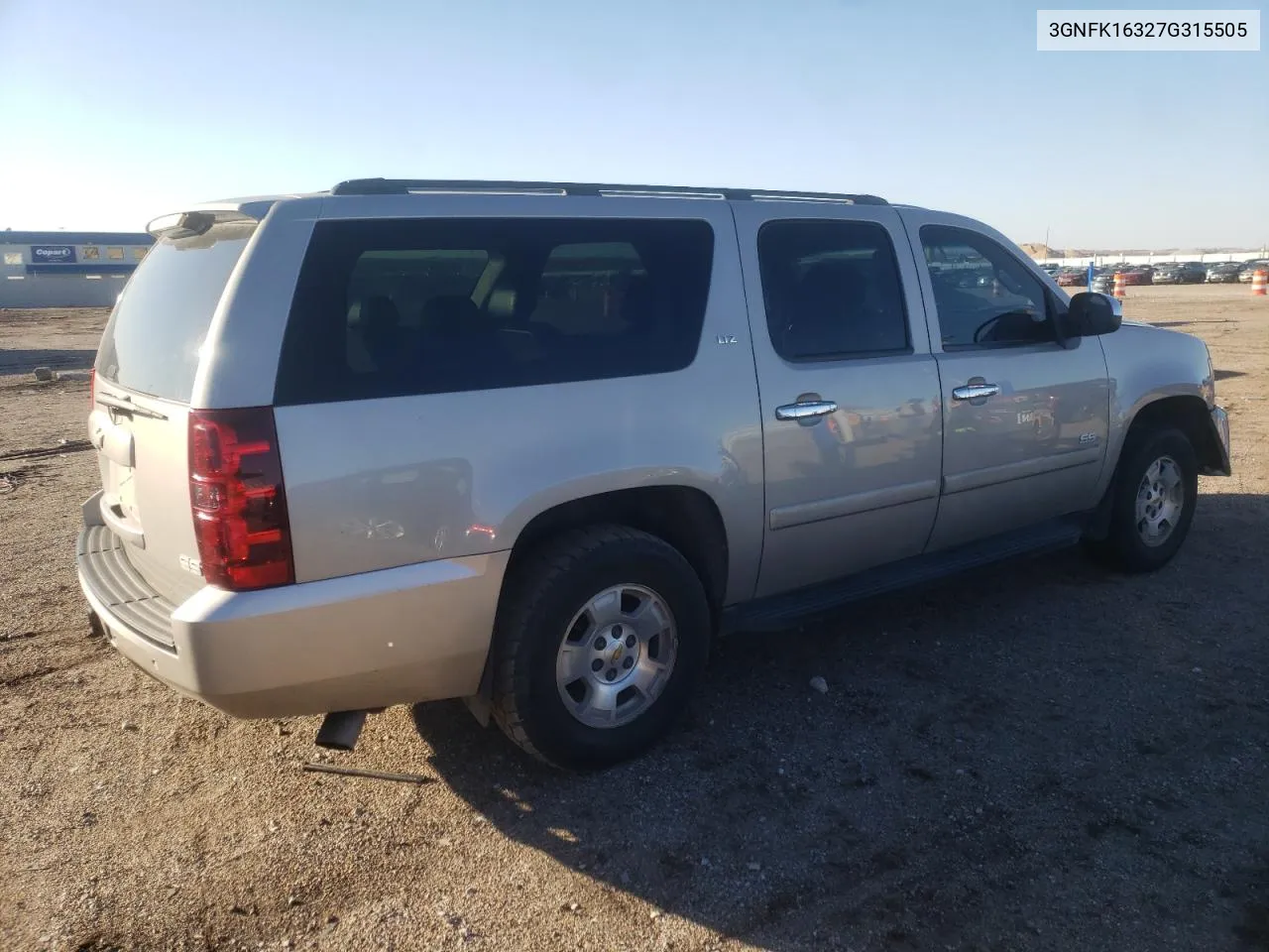 2007 Chevrolet Suburban K1500 VIN: 3GNFK16327G315505 Lot: 78921694