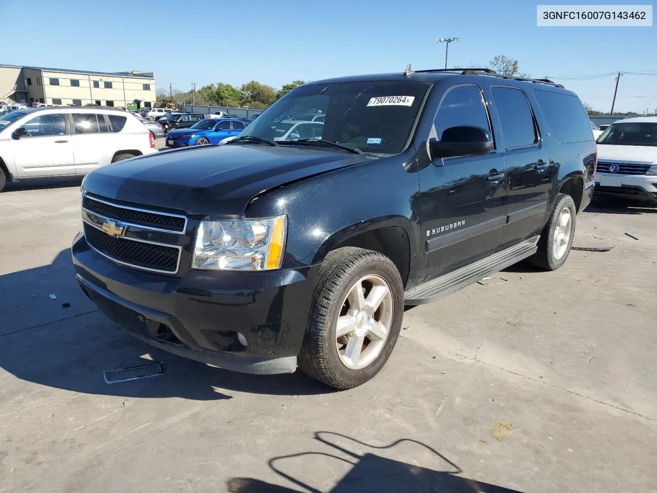 2007 Chevrolet Suburban C1500 VIN: 3GNFC16007G143462 Lot: 79070264