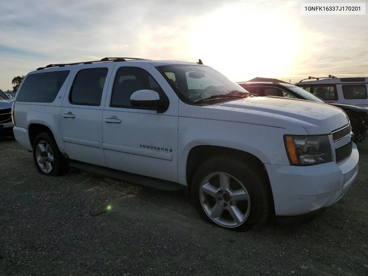 2007 Chevrolet Suburban K1500 VIN: 1GNFK16337J170201 Lot: 79563774