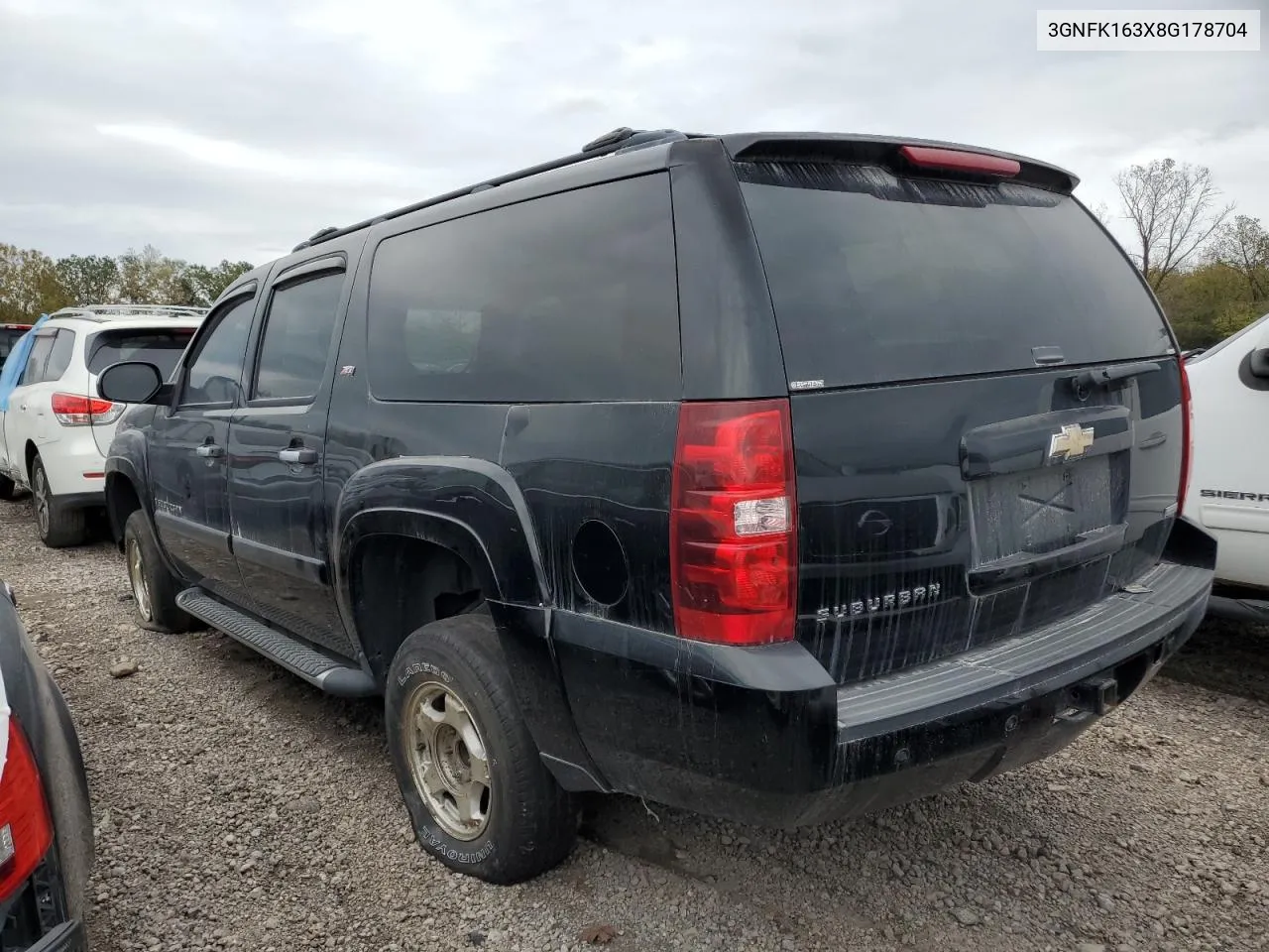 3GNFK163X8G178704 2008 Chevrolet Suburban K1500 Ls