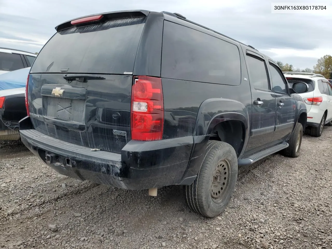 3GNFK163X8G178704 2008 Chevrolet Suburban K1500 Ls