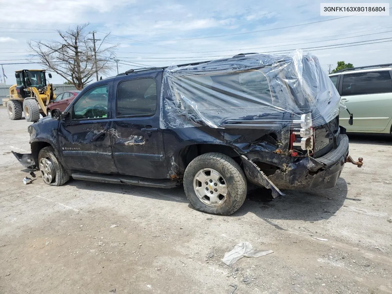 3GNFK163X8G186804 2008 Chevrolet Suburban K1500 Ls