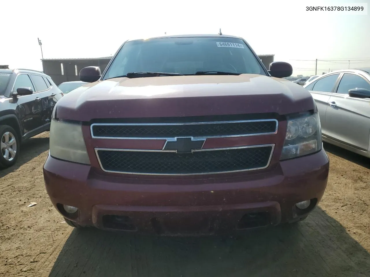 2008 Chevrolet Suburban K1500 Ls VIN: 3GNFK16378G134899 Lot: 64691114