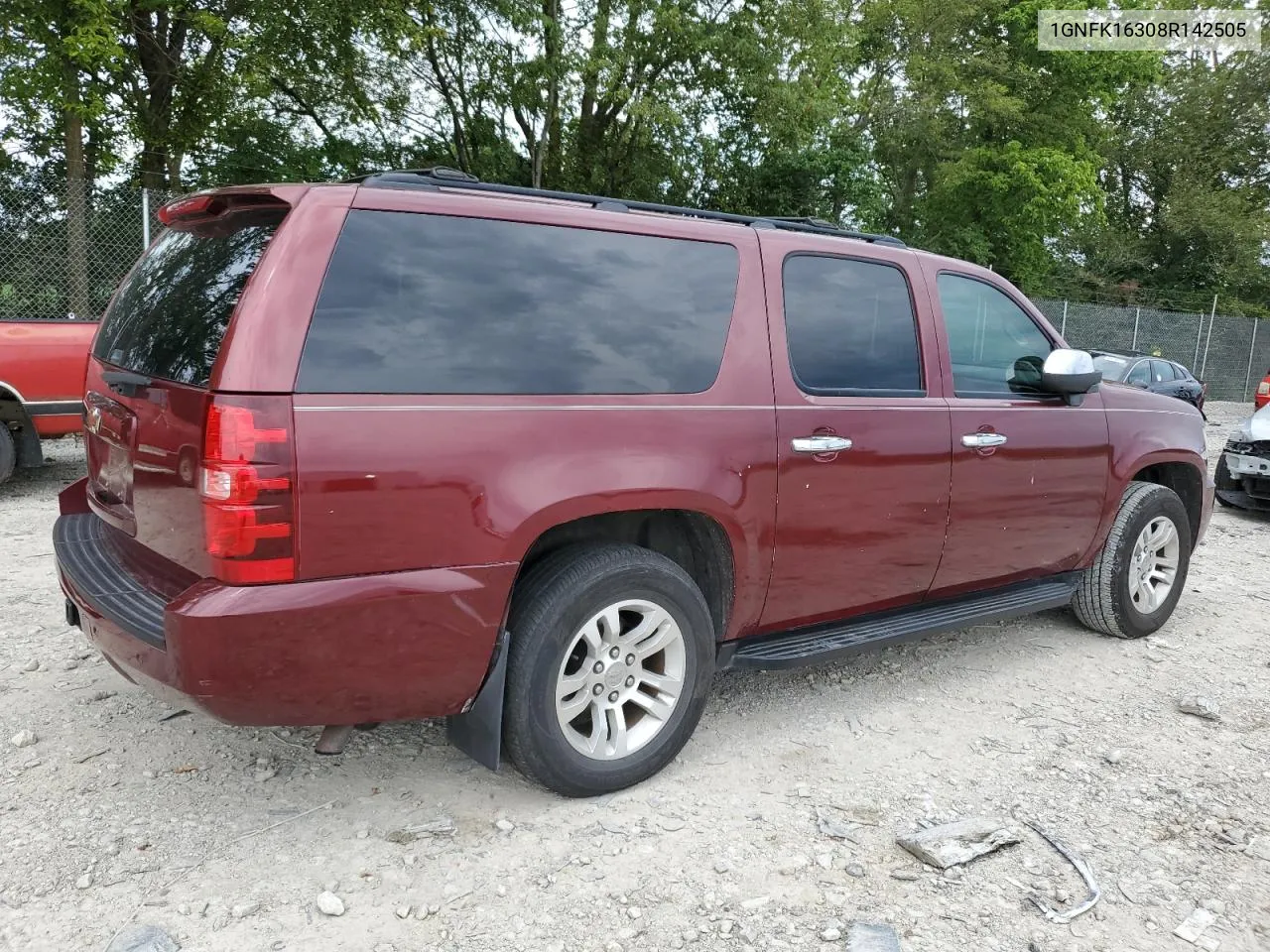 2008 Chevrolet Suburban K1500 Ls VIN: 1GNFK16308R142505 Lot: 64755454