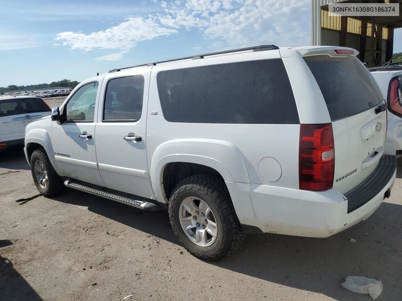 2008 Chevrolet Suburban K1500 Ls VIN: 3GNFK16308G186374 Lot: 66781034