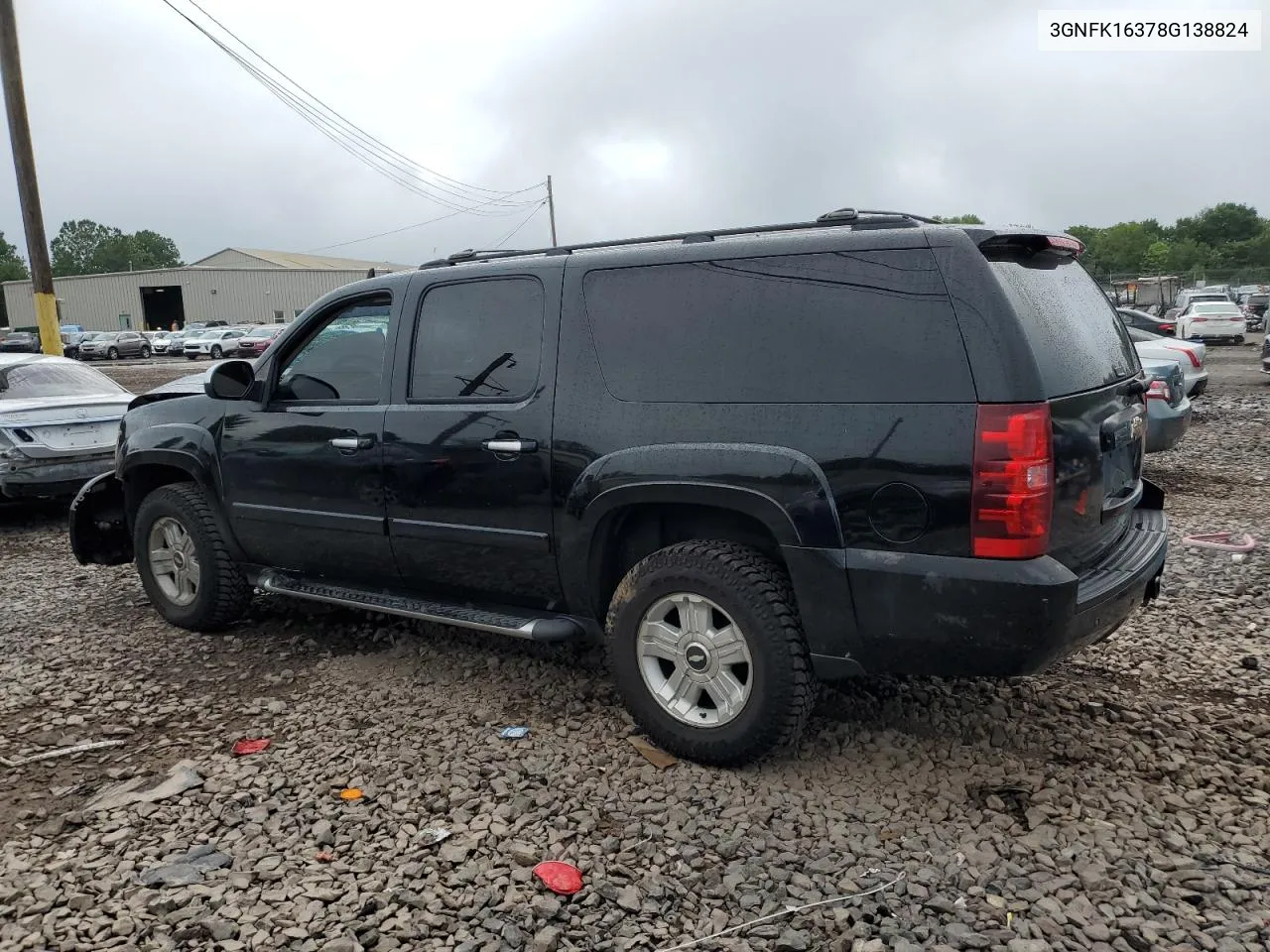 2008 Chevrolet Suburban K1500 Ls VIN: 3GNFK16378G138824 Lot: 67612474