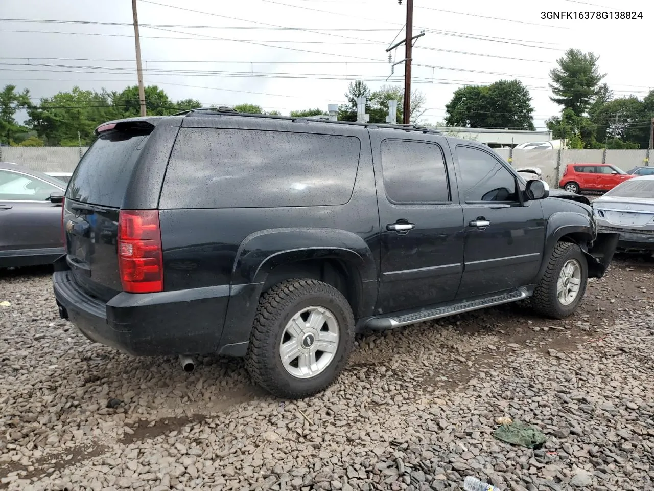 2008 Chevrolet Suburban K1500 Ls VIN: 3GNFK16378G138824 Lot: 67612474