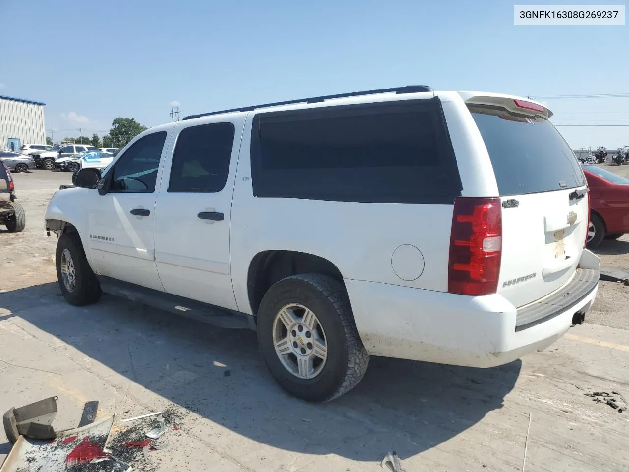 2008 Chevrolet Suburban K1500 Ls VIN: 3GNFK16308G269237 Lot: 69099574