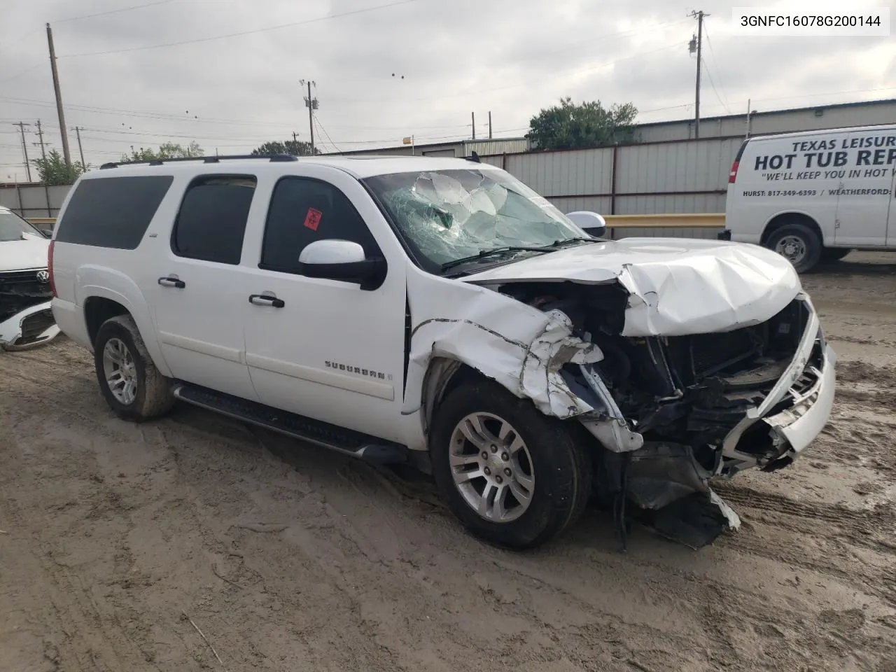 2008 Chevrolet Suburban C1500 Ls VIN: 3GNFC16078G200144 Lot: 70281504