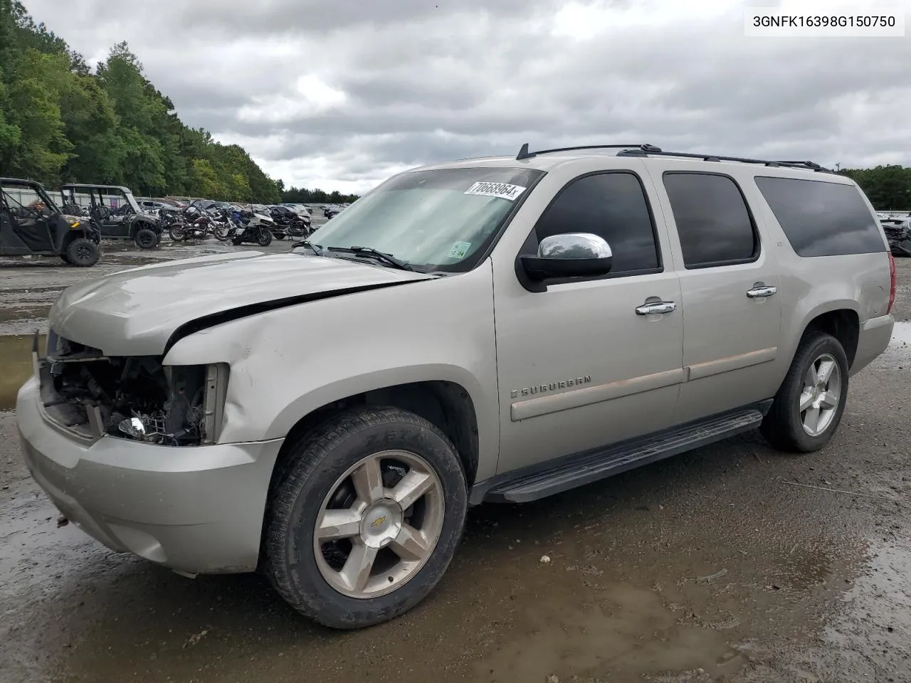 2008 Chevrolet Suburban K1500 Ls VIN: 3GNFK16398G150750 Lot: 70668964