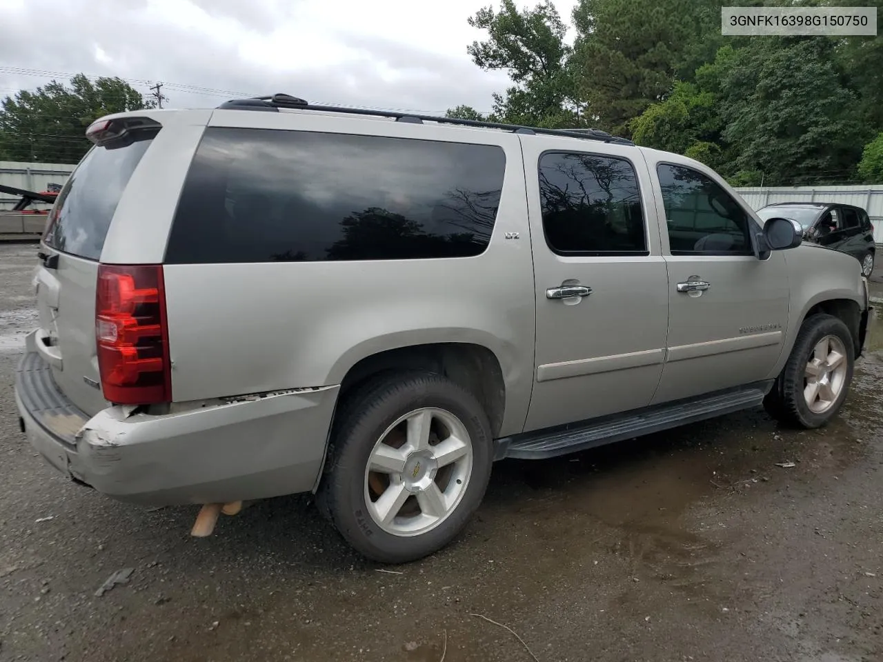 2008 Chevrolet Suburban K1500 Ls VIN: 3GNFK16398G150750 Lot: 70668964