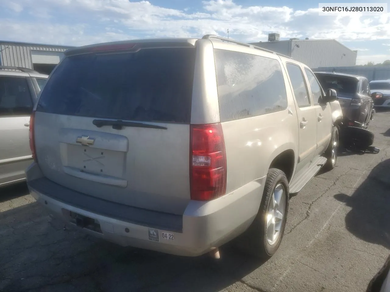 3GNFC16J28G113020 2008 Chevrolet Suburban C1500 Ls