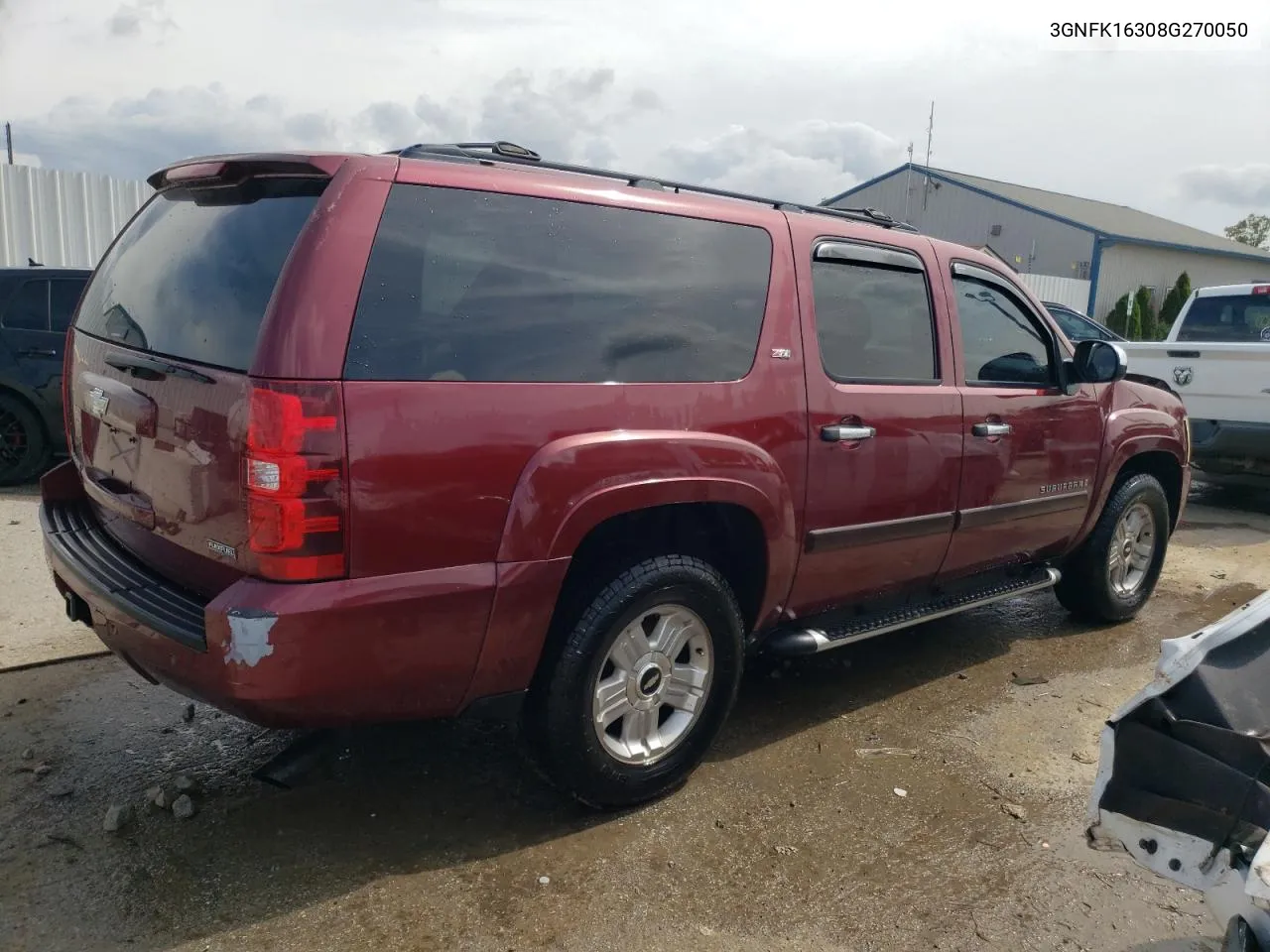 2008 Chevrolet Suburban K1500 Ls VIN: 3GNFK16308G270050 Lot: 72805684