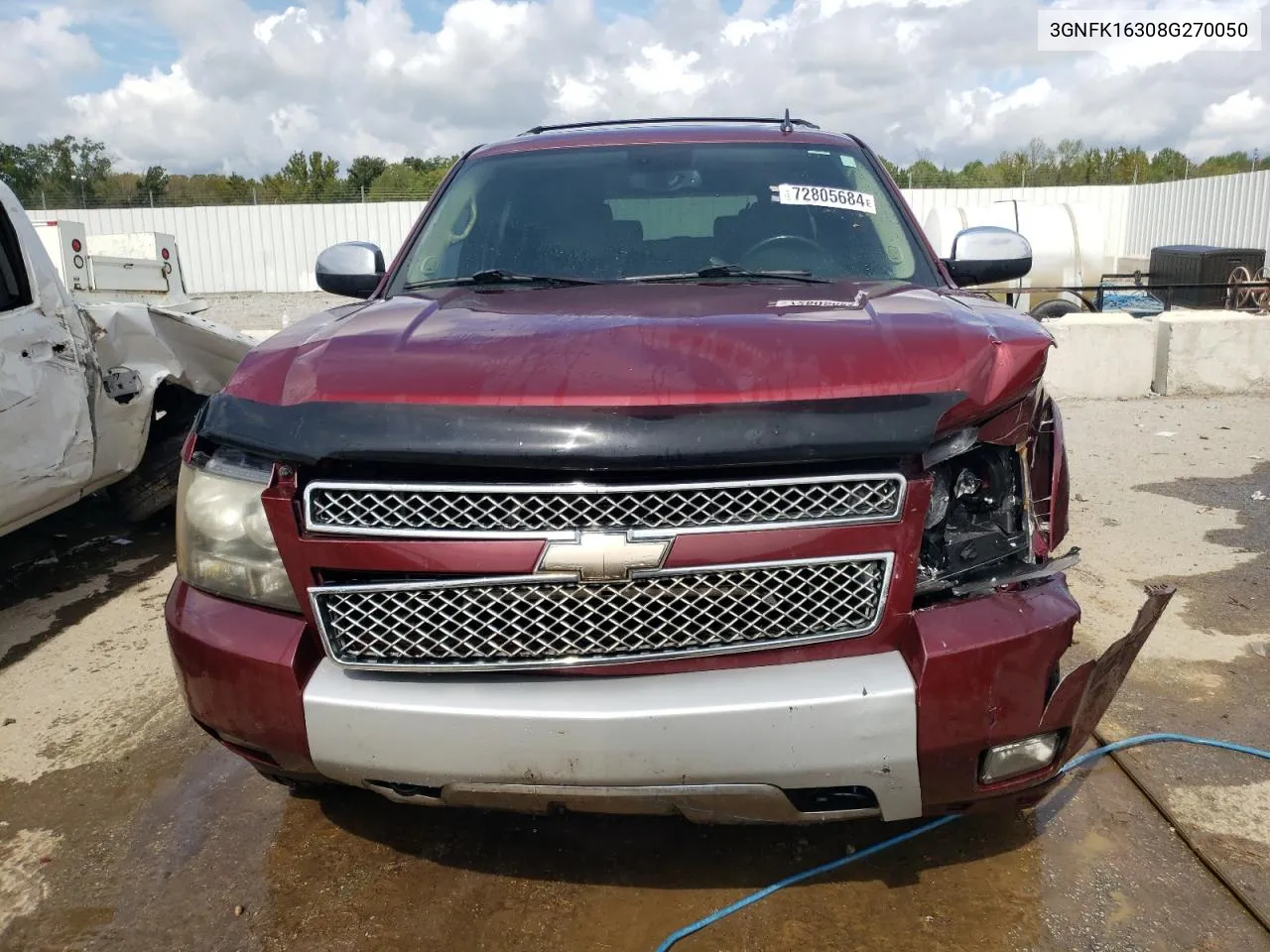 2008 Chevrolet Suburban K1500 Ls VIN: 3GNFK16308G270050 Lot: 72805684