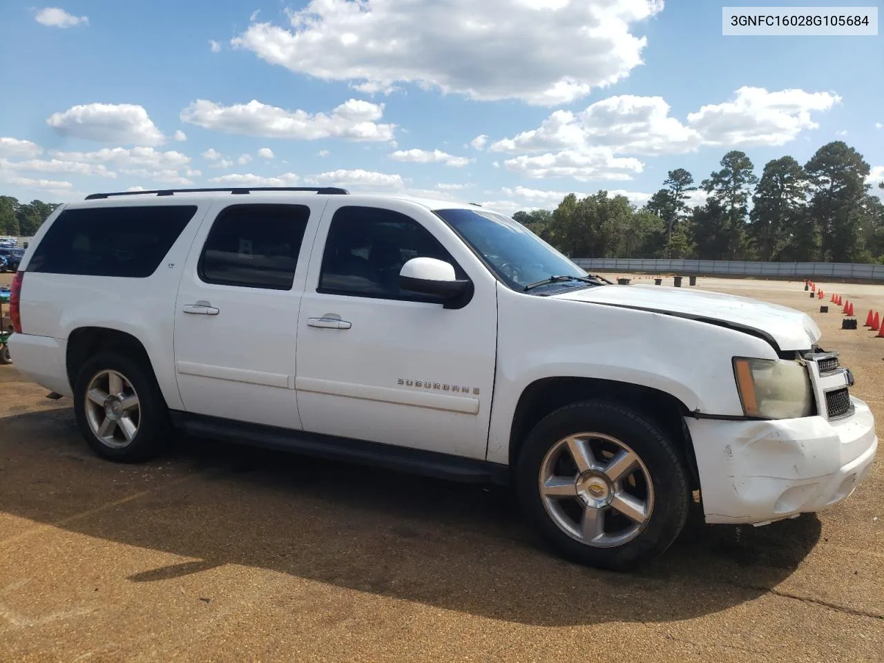 2008 Chevrolet Suburban C1500 Ls VIN: 3GNFC16028G105684 Lot: 73409164