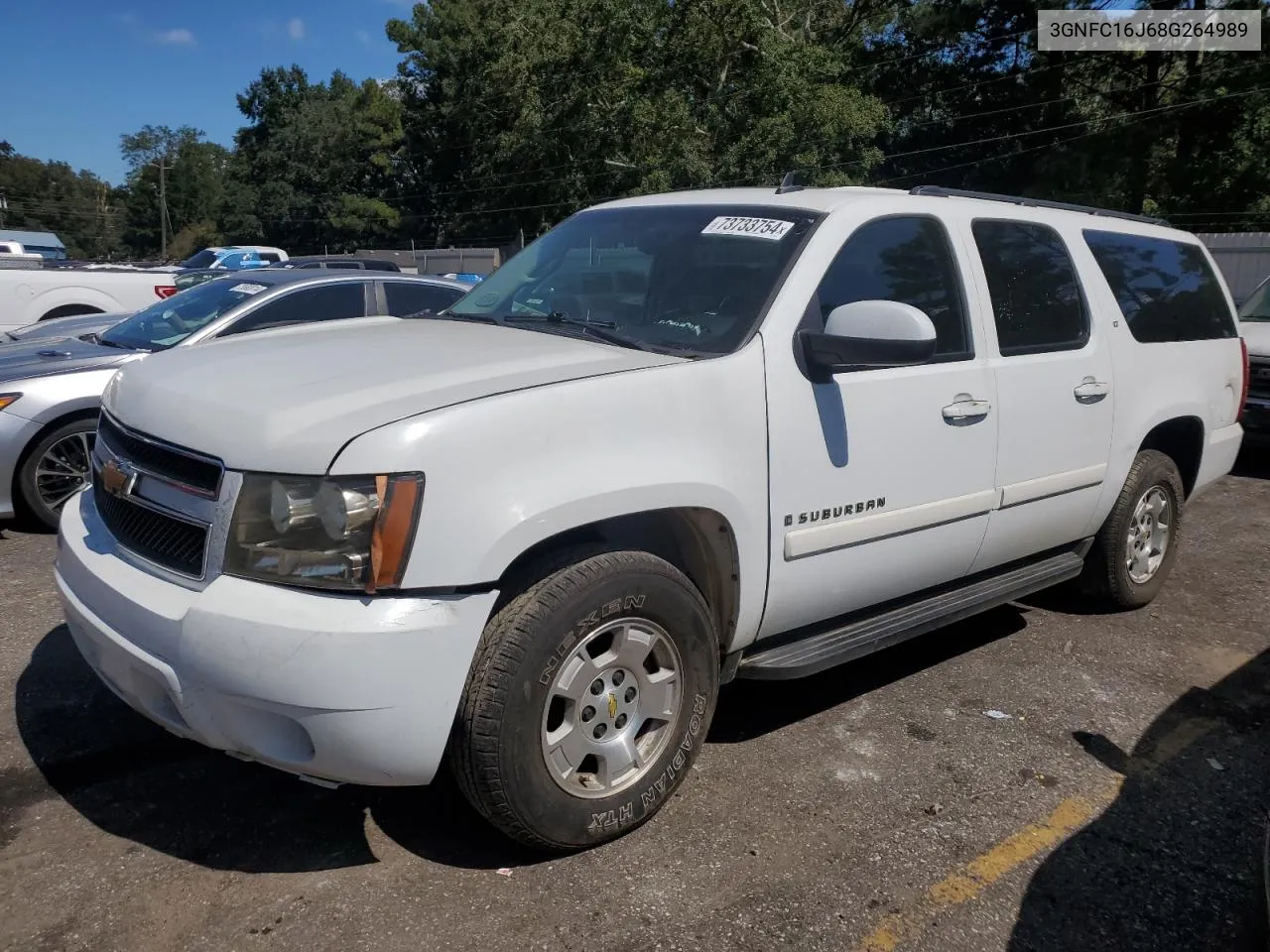 2008 Chevrolet Suburban C1500 Ls VIN: 3GNFC16J68G264989 Lot: 73733754